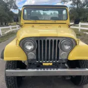 1981 Yellow Jeep CJ thumbnail