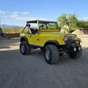 1981 Yellow Jeep CJ thumbnail