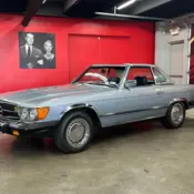 1981 Silver Blue Metallic Mercedes-Benz SL-Class thumbnail