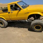 1981 Yellow Toyota Pickup thumbnail