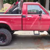1981 Red Toyota Pickup thumbnail