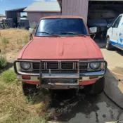 1981 Red Toyota Pickup thumbnail