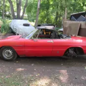 1982 Red Alfa Romeo Spider thumbnail
