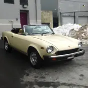 1982 White Fiat 124 Spider thumbnail