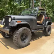 1982 Black Jeep CJ thumbnail