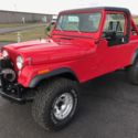 1982 Red Jeep CJ thumbnail