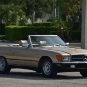 1982 Gold Mercedes-Benz SL-Class thumbnail