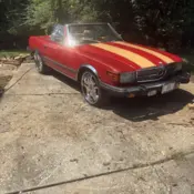 1982 Red Mercedes-Benz 380SL thumbnail