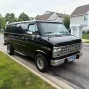 1982 Black Chevrolet G20 Van thumbnail