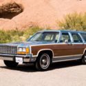 1983 Blue Ford Country Squire Wagon thumbnail