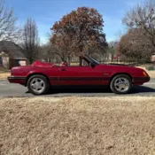 1983 Burgundy Ford Mustang thumbnail