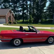 1983 Red Mercedes-Benz 280 SL thumbnail