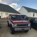 1984 Red Ford Bronco II thumbnail