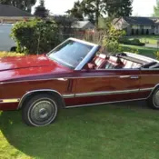 1984 Red Dodge 600 thumbnail