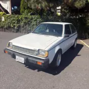 1984 White Dodge Colt thumbnail