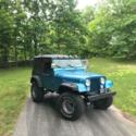 1984 Blue Jeep CJ thumbnail