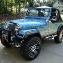 1984 Blue Jeep CJ thumbnail