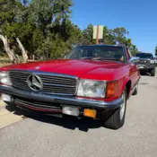 1984 Red Mercedes-Benz 280 SL thumbnail