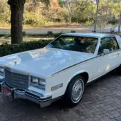 1985 White Cadillac Eldorado thumbnail