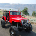 1985 Red Jeep CJ thumbnail