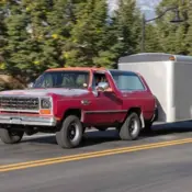 1985 Red Dodge Ramcharger thumbnail