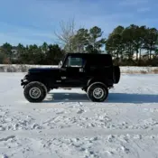 1985 Black Jeep CJ thumbnail