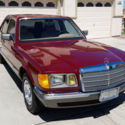 1980 Burgundy Mercedes-Benz 280 SE thumbnail