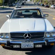 1985 White Mercedes-Benz 380sl thumbnail