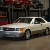1985 White Mercedes-Benz 500SEC thumbnail