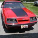 1985 Red Ford Mustang thumbnail