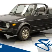 1985 Graphite Black Metallic Volkswagen Cabriolet thumbnail