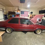 1985 Red Volkswagen Jetta thumbnail