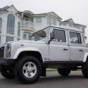 1986 Silver Land Rover Defender thumbnail
