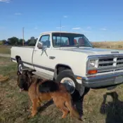 1986 White Dodge 2500 Series thumbnail