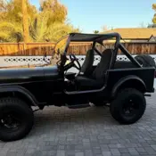 1986 Black Jeep CJ thumbnail