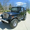 1986 Black Jeep CJ thumbnail