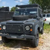 1986 Black Land Rover Defender thumbnail