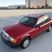 1986 Red Mercedes-Benz 300E thumbnail