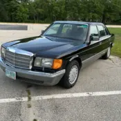 1986 Black Mercedes-Benz 420SEL thumbnail