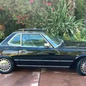 1986 Black Mercedes-Benz 500-Series thumbnail