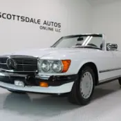 1986 White Mercedes-Benz SL-Class thumbnail