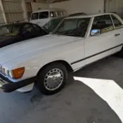 1986 White Mercedes-Benz SL-Class thumbnail