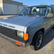 1986 Blue Nissan D21 thumbnail