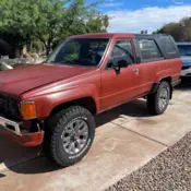 1986 Red Toyota 4Runner thumbnail