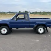 1986 Blue Toyota Pickup thumbnail