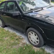 1986 Black Volkswagen scirocco thumbnail