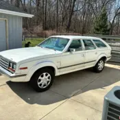 1987 White AMC Eagle thumbnail