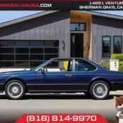 1987 Blue BMW 6-Series thumbnail