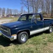 1987 Blue Chevrolet C-10 thumbnail