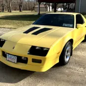 1987 Yellow Chevrolet Camaro thumbnail